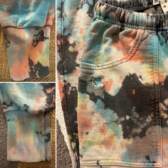 Big Bud Press Tie Dye Joggers M Made in LA 100% Cotton 34” Inseam - Picture 10 of 12